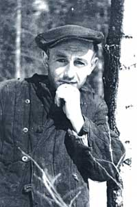 Юлиуш Бачиньски в ссылке в Орловке БМ р-на, весна 1955 г.
