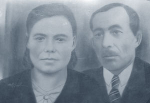 Lidia Andrejewna Rau und Kondrat (Konrad) Kondratowitsch Weber